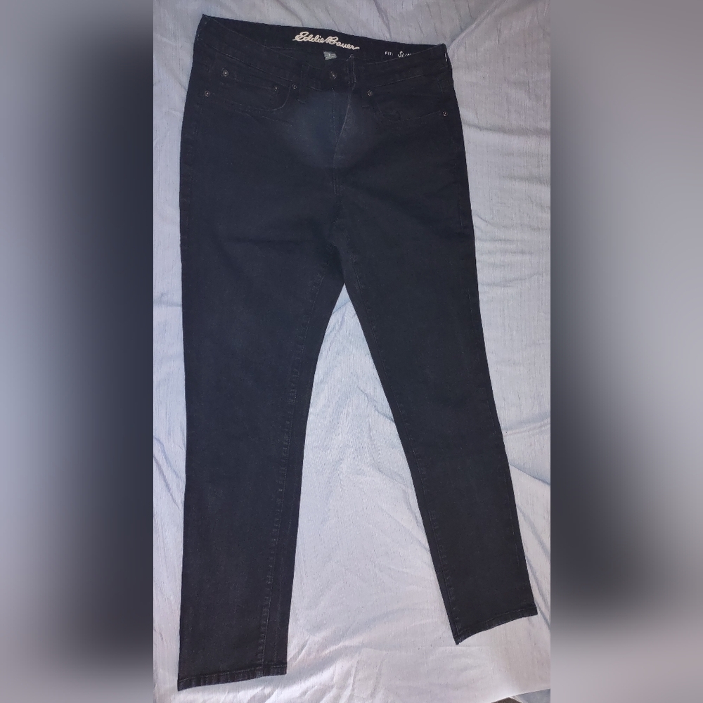 Eddie Bauer Men's Slim Jeans - Black